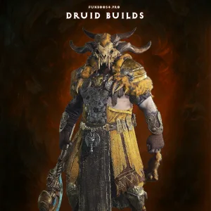 Druid character in Diablo 4, harnessing the primal power of nature.